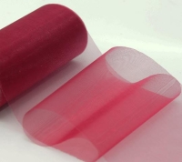 DEKOR ANYAG ORGANZA 47-50CMX10M BORDÓ