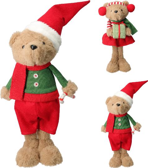 KARÁCSONYI MACI PLÜSS 37CM 520462