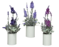 MÛVIRÁG LEVENDULA KASPÓBAN 26CM 801412