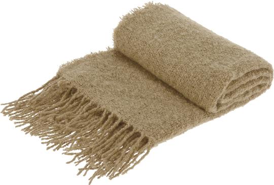 PLÉD 127X152CM HOMOKSZÍN 072427