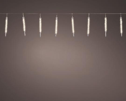 KARÁCSONYI ÉGŐSOR 24 LEDES JÉGCSAP MELEG FEHÉR 497431