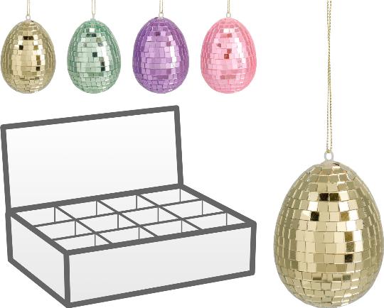 HÚSVÉTI TOJÁS DISCO 8CM MIX 532091