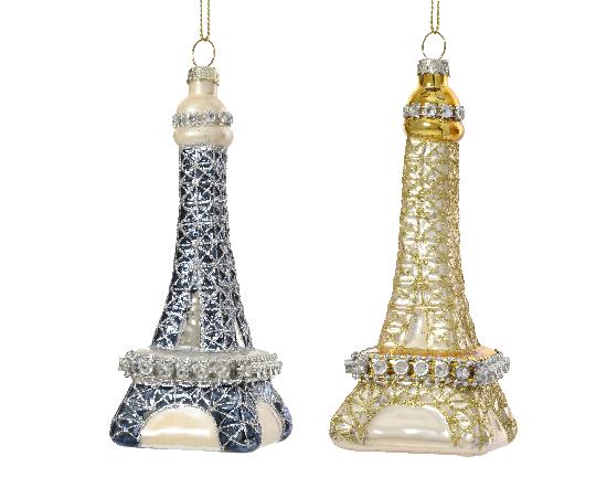 KARÁCSONYI FENYŐFA DÍSZ 14CM GLITTERES 125089