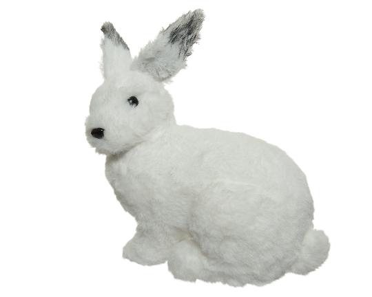 KAR. DEKOR NYUL 17X28X29CM SNOW WHITE 457748