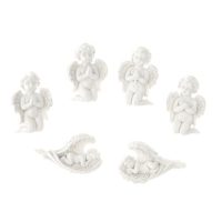 KARÁCSONYI POLY ANGYAL 4,5X1,8X6,8CM DD56443