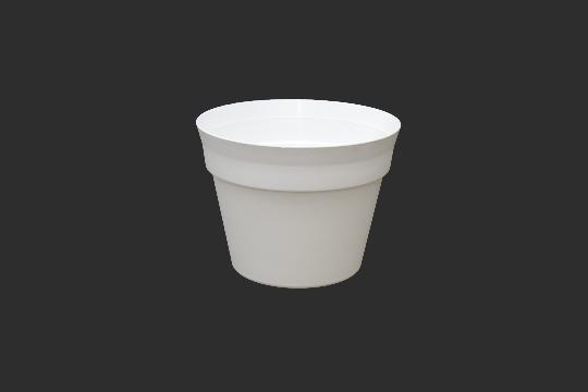 MÛANYAG CSERÉP FEHÉR 11CM