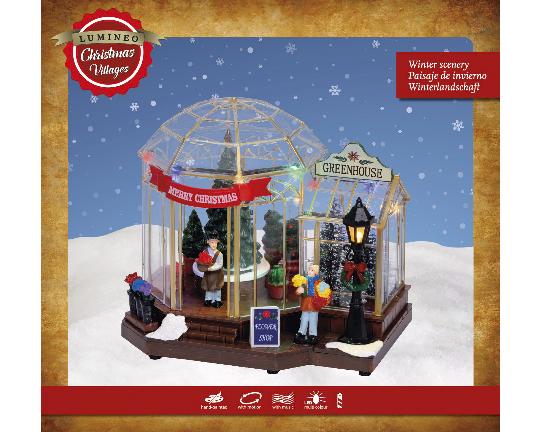 KARÁCSONYI VIL.-ZENÉLŐ ÜVEGHÁZ 489089