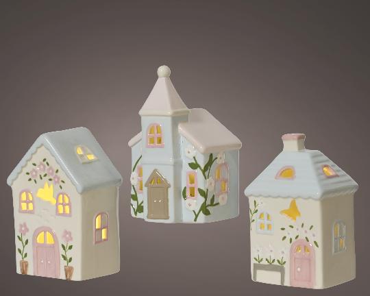 KERÁMIA LEDES HÁZIKÓ 14CM 874072