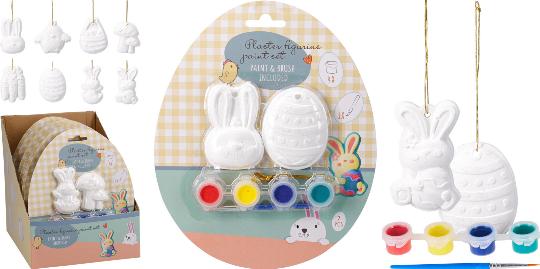 HÚSVÉTI GIPSZ KIFESTŐ KÉSZLET 509797