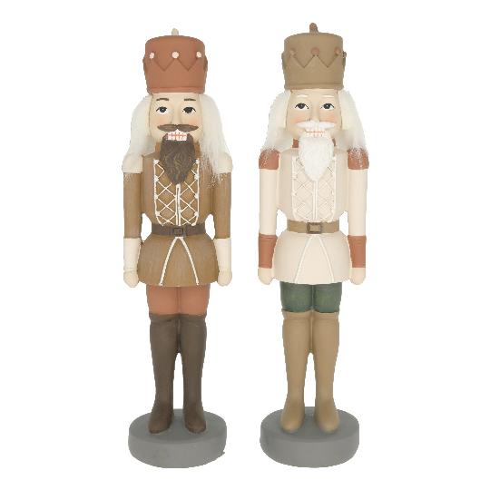 KARÁCSONYI DIÓTÖRŐ POLY 23CM BARNA, KRÉM DD68426