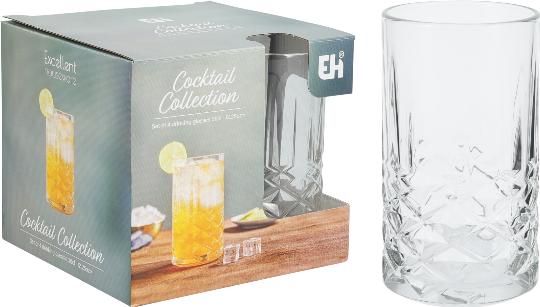 ÜVEG POHÁR SZETT 360ML X4 508405