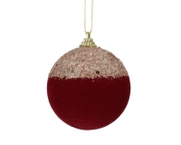 KARÁCSONYI GÖMB 8CM X1 OXBLOOD 451878