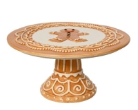 KARÁCSONYI KERÁMIA MÉZESKALÁCS TORTA TÁL 24CM 601138