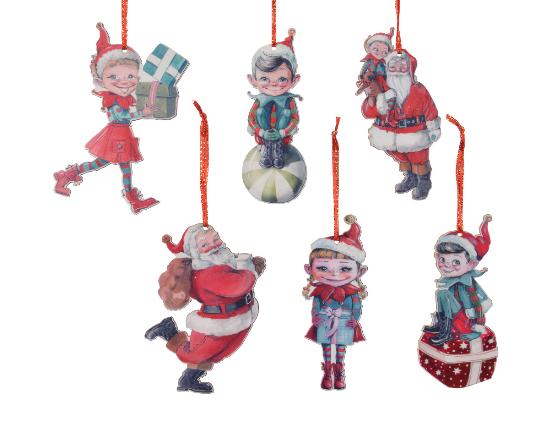 KARÁCSONYI FIGURA AKASZTOS PVC 10CM 516061