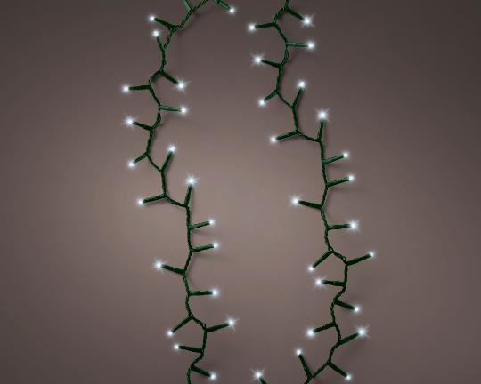 KARÁCSONYI ÉGŐSOR 350 LEDES HIDEG FEHÉR GREEN WIRE 495344