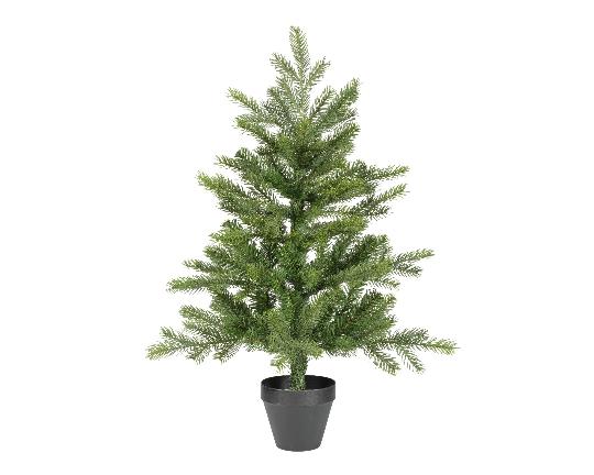 KARÁCSONYI MÛFENYŐFA 75CM CSERÉPBEN GREEN 680403
