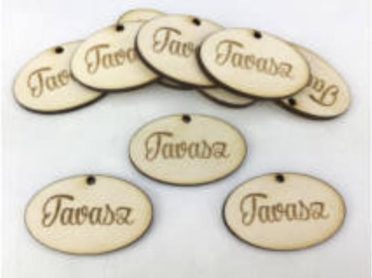 FA FELIRAT (TAVASZ) NATUR OVAL X10 5896