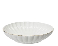 PORCELÁN TÁNYÉR 20CM WHITE GOLD 604038