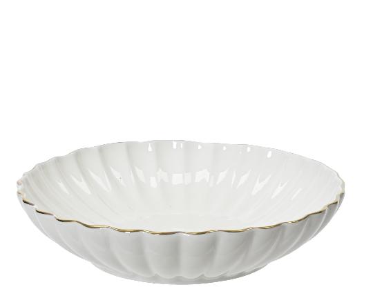 PORCELÁN TÁNYÉR 20CM WHITE GOLD 604038