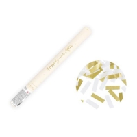 ESKÜVÕI KONFETTI MIX KÉZI SZÓRÁSÚ 35CM GOLD/WHITE