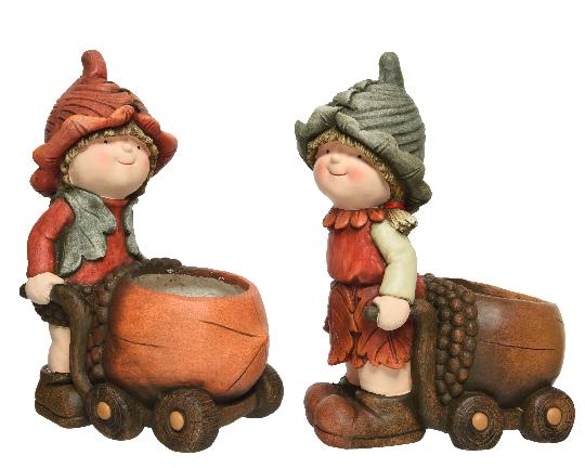 POLY FIGURA+KASPÓ ŐSZI 40CM MULTI 523841