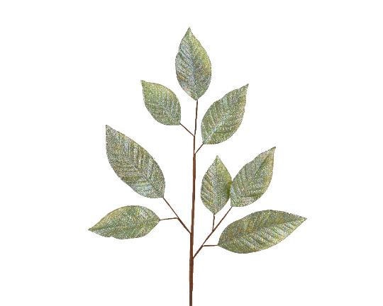 KARÁCSONYI SELYEM LEVELES ÁG 78CM GREEN 620994