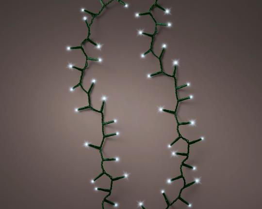 KARÁCSONYI ÉGŐSOR 750 LEDES HIDEG FEHÉR GREEN WIRE 495350