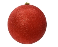 KARÁCSONYI GÖMB (1DB) 20CM CHRISTMAS RED 023989