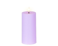 GYERTYA LEDES 15CM LILAC WARM WHITE 890552