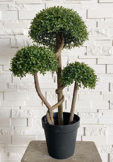 MÛVIRÁG BONSAI 3 FEJ CSERÉPBEN 80CM 569097