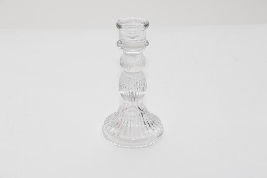 ÜVEG GYERTYATARTÓ 1/24 8X15,5CM ES08374