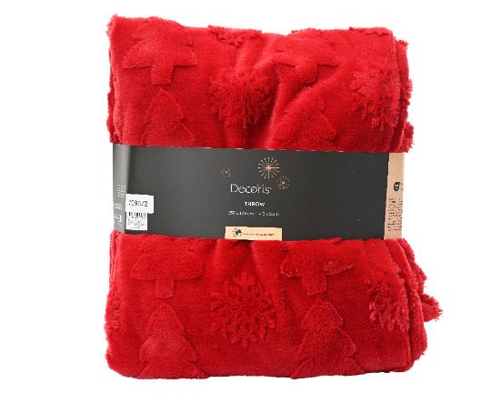 KARÁCSONYI PLÉD 130X170CM RED 729672