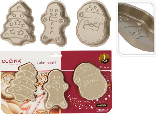 KARÁCSONYI SÜTI FORMA SZETT X3 997749