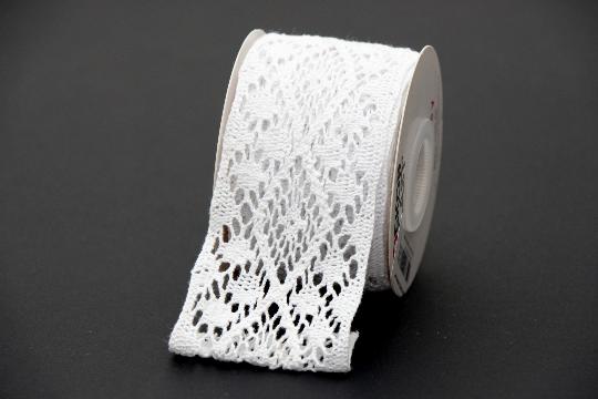 SZALAG CSIPKE 3-5CMX4,5M 5CM FEHÉR 2