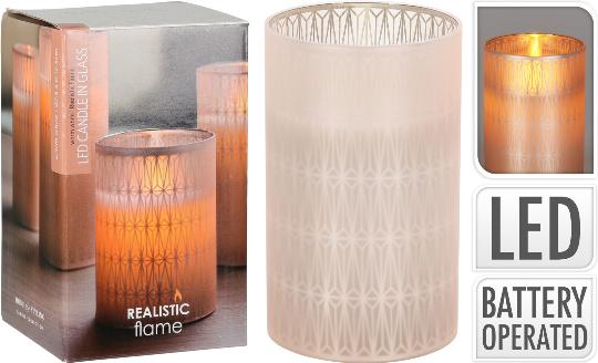 MÉCSES LEDES 12,5CM 099006