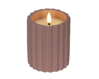 GYERTYA LEDES 10CM TAUPE 890580