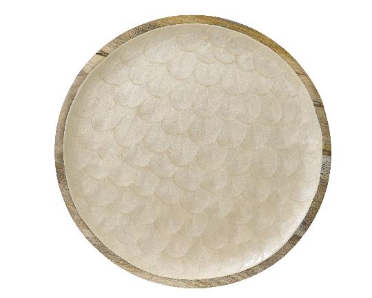 DEKOR TÁLCA MANGÓ FÁBÓL 30CM 847993