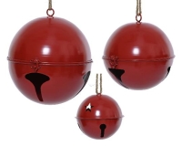 KARÁCSONYI CSENGŐ FÉM 24CM RED 389804/01