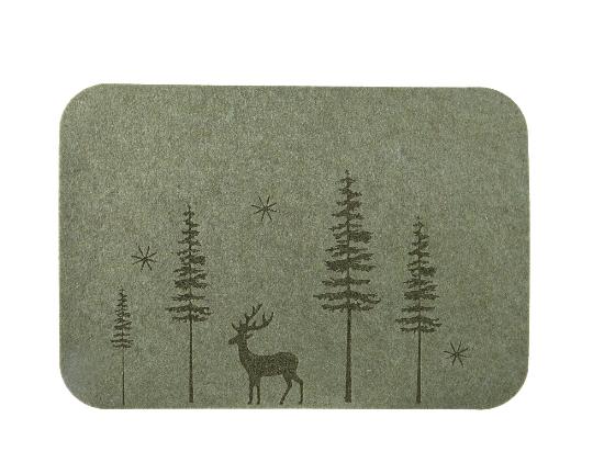 KARÁCSONYI ALÁTÉT FILC 28X30CM GREEN 216214