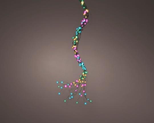 KARÁCSONYI ÉGÖSOR 408LEDES MICRO GREEN/MULTI 496146