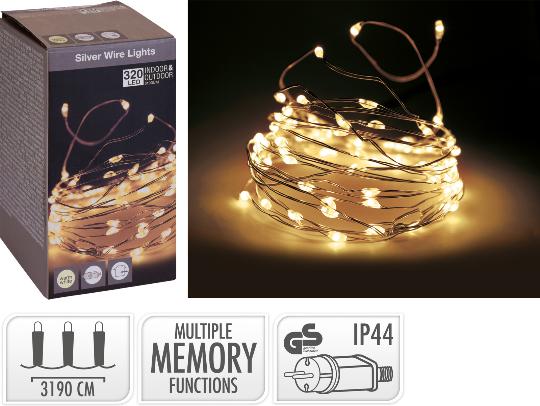 KARÁCSONYI ÉGŐSOR 320 LEDES WARM WHITE 543706