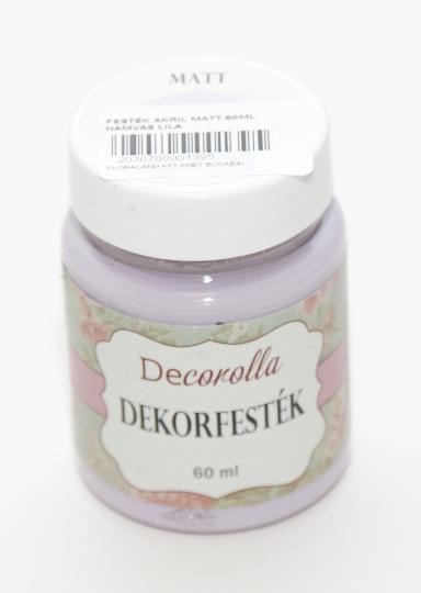 FESTÉK AKRIL MATT 60ML HAMVAS LILA
