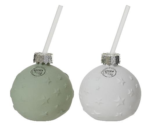 KARÁCSONYI SZÍVÓSZÁLAS GÖMB 524106