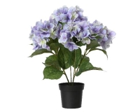 MÛVIRÁG HORTENZIA CSERÉPBEN 46CM LILAC 899778