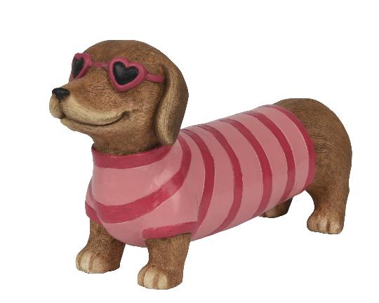 KERÁMIA KUTYUS 50CM BROWN/COLOURS 891598