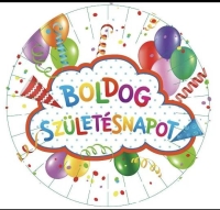 PARTY TÁNYÉR X10 BOLDOG SZ. LUFIK 364506
