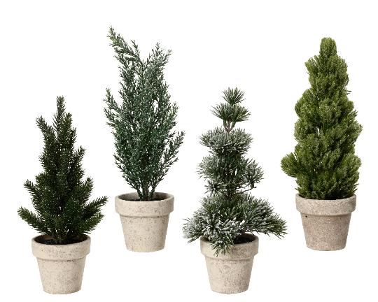 KARÁCSONYI FENYŐ CSERÉPBEN 30CM MIX 681195