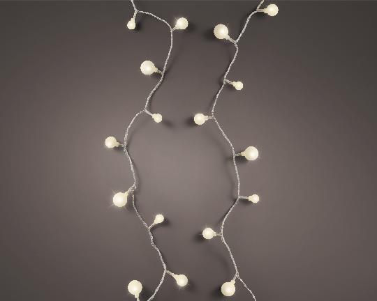 KARÁCSONYI ÉGŐSOR 500 LEDES CHERRY TRANSPARENT WARM WHITE 49