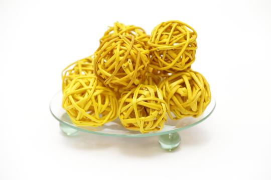 SZÁRAZ VESSZŐ LABDA 3CM SÁRGA