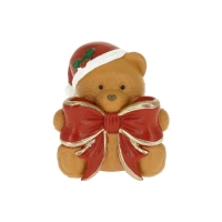KARÁCSONYI POLY MACI MIKULÁS SAPKÁBAN ÜLŐ 5CM DD71360